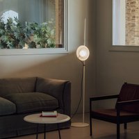 Milan Iluminación Milan Wire floor lamp Ø 24 cm mink coloured