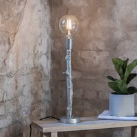 Markslöjd Ramo table lamp, silver-coloured, metal, height 53 cm