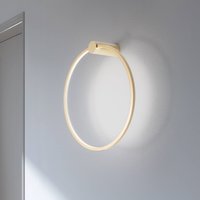 Milagro Lighting Applique murale LED Saturno, dorée, Ø 50 cm, métal, 4 000 K