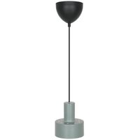 Nordlux Matis pendant light, dusty green, Ø 13 cm, metal