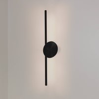 UMAGE LED-vägglampa Omni, svart, längd 74 cm