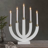 STAR TRADING Ljusstake Eli vit