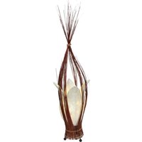 Lampa stołowa Marit z kwiatowym wzorem