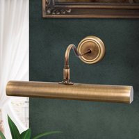 ORION Antikmässingfärgad tavellampa Lariga 35 cm