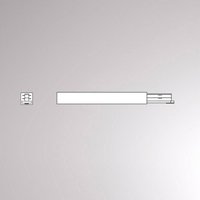 Molto Luce End power feed for Volare two-circuit track, white