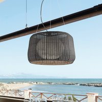 Bover LED utomhushänglampa Fora 90, grafitbrun/brun