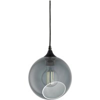 DESIGN BY US Ballroom pendant light, smoky grey, Ø 20 cm, glass