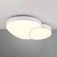 Trio Lighting Plafonnier LED Rise, blanc, 77 x 63 cm, CCT, intensité variable