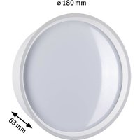 Paulmann Platomo LED-utomhusvägglampa, vit