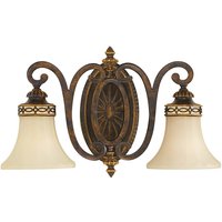 FEISS Vägglampa Drawing Room, 2 lampor, bred