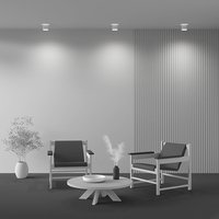 Maytoni LED ceiling lamp Planet, white Ø 10cm aluminium 3,000K