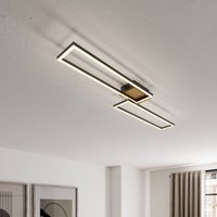 Briloner Plafonnier LED Frame, télécommande