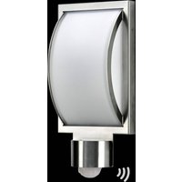 Albert Leuchten Curvo stainless steel outdoor wall light with sensor