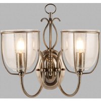 Searchlight Silhouette wall light with two bulbs