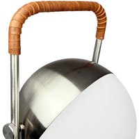 Dyberg Larsen Mova LED rechargeable table lamp, brown, IP44