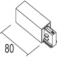 Ivela alimentation terre à droite, argentée