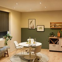 Paulmann Gil LED encastrable blanc mat/doré, par 3