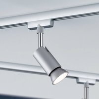 Paulmann URail track spotlight Pure I, matt chrome, GU10, metal