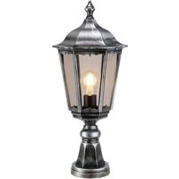 LCD 1112 pillar light cast aluminium black-silver