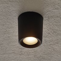 Fumagalli Downlight Livia 9,6 cm noir/givré Résine synthétique GU10 CCT