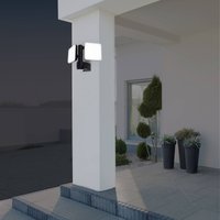 Näve LED-utomhusvägglampa Jaro, sensor, 2 lampor