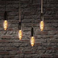 Paulmann ampoule bougie LED E14 4 W 1 800 K dorée