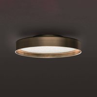 Oluce taklampa Berlin, Ø 30 cm, mässingsfärgad anodiserad