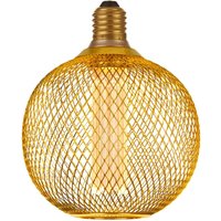 Searchlight LED bulb E27 mesh 3.4 W 3,000 K Ø12cm gold