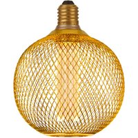 Searchlight LED-lampa E27 Mesh 3,4W 3 000 K Ø12cm guld