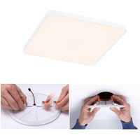 Paulmann Veluna Edge LED recessed IP44 3000K 16x16cm
