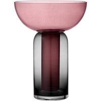 AYTM Vase Torus, rosa, Ø 25 cm, Höhe 33 cm, Glas
