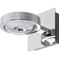 Megatron Solo Punto LED-vägglampa, krom