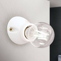 ORION Frost vägglampa i keramik, vit