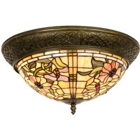 Clayre&Eef Mira - plafonnier de style Tiffany