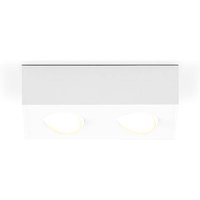 EVN Cubito LED ceiling light, two-bulb