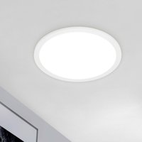 Briloner Panneau LED Piatto CCT télécommande, rond, blanc
