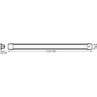 OSRAM LED office hanging light LINE, length 112 cm, white switch