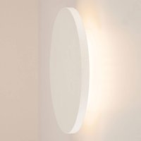 SLV Plastra LED-vägglampa av gips, rund