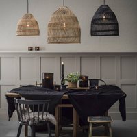 PR Home Maja pendant light, natural Ø 45cm