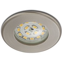 Briloner Spot encastré LED Nikas IP44 nickel