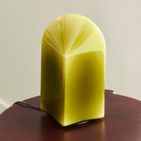 HAY Parade LED table lamp moss green height 24 cm