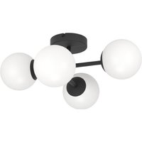 EGLO Deckenlampe CASTROVIDO schwarz 48 cm 4-flg. IP44 G9-LED