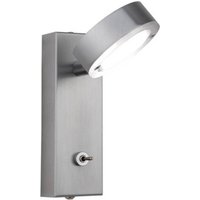 Busch LED-vägglampa Saturna hög kvalité med strömbrytare