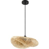 Lindby Hängeleuchte Eleane, Bambus, natur, Länge 50 cm, E27