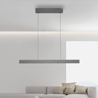 PURE E-Motion LED pendant light, platinum, CCT