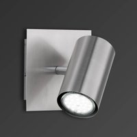 Trio Lighting Dora wall spot. w/ adj. spotlight - matt nickel