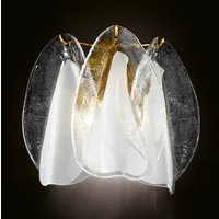 Novaresi Glass wall light Rondini with 24 carat gold