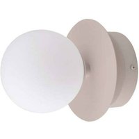 Globen Lighting Vägglampa ART DECO, beige/vit Ø 16 cm IP44
