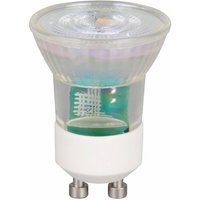 Trio Lighting Mini reflector LED bulb, GU10, 4 W, 4,000 K, transparent, dimmable