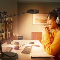 LEDVANCE SMART+ LEDVANCE SUN@Home Panan Desk Disc, table, noir